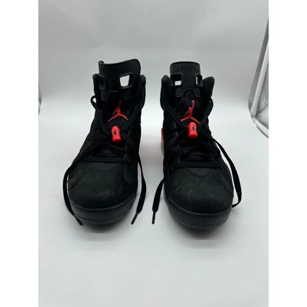 Nike Air‎ Jordan 6 Retro Infrared Black Sneakers 384664-060 Mens High Top Shoes